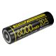 Εικόνα της Επαναφορτιζόμενη Μπαταρία Nitecore 21700 Li-ion 6000mAh 3.6V για Nitecore Series i NL2160HPi