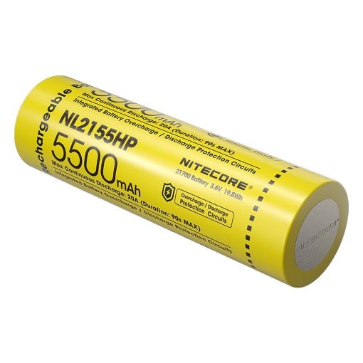 Εικόνα της Επαναφορτιζόμενη Μπαταρία Nitecore 21700 Li-ion 5500mAh 3.6V NL2155HP