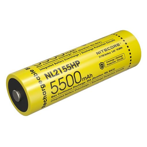 Εικόνα της Επαναφορτιζόμενη Μπαταρία Nitecore 21700 Li-ion 5500mAh 3.6V NL2155HP