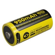 Εικόνα της Επαναφορτιζόμενη Μπαταρία Nitecore 16340 USB-C Li-ion 950mAh 3.6V NL169R