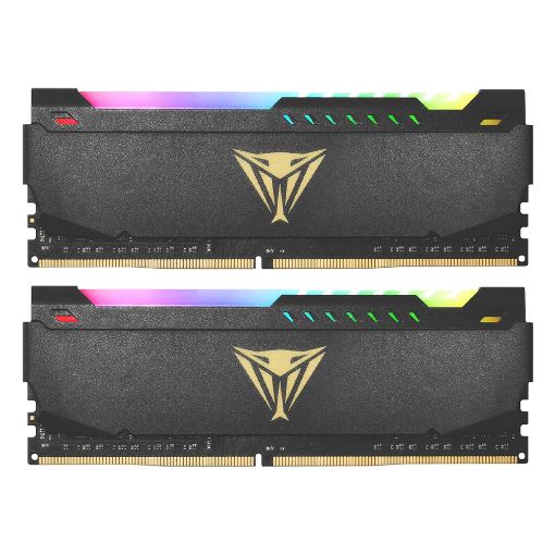 Εικόνα της Ram Patriot Memory Viper Steel RGB (2x 32GB) DDR4 3600MHz UDIMM CL18 Grey PVSR464G360C8K