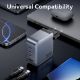 Εικόνα της Φορτιστής Vention GaN 3x USB-C & USB-A 100W με Καλώδιο USB-C 1m Gray TZ-FETH0-EU