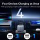 Εικόνα της Φορτιστής Vention GaN 3x USB-C & USB-A 100W με Καλώδιο USB-C 1m Gray TZ-FETH0-EU