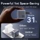 Εικόνα της Φορτιστής Vention GaN 2x USB-C & USB-A 70W/22.5W με Καλώδιο USB-C 1m Gray TZ-FEXH0-EU