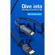 Εικόνα της Καλώδιο Vention DisplayPort to HDMI 4K 30Hz 1.5m Black HAGBG