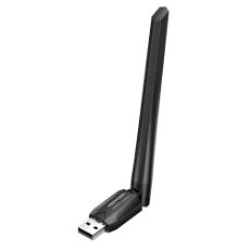 Εικόνα της WiFi USB Adapter Vention Dual Band AC650 Black KDTB0