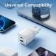 Εικόνα της Φορτιστής Vention GaN USB-C & USB-A 30W Pink TZ-FCEP0-EU