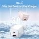 Εικόνα της Φορτιστής Vention GaN USB-C & USB-A 30W Pink TZ-FCEP0-EU