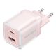 Εικόνα της Φορτιστής Vention GaN USB-C & USB-A 30W Pink TZ-FCEP0-EU