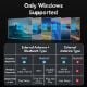 Εικόνα της WiFi/Bluetooth USB Adapter Vention Dual Band AC650 Black KDUB0