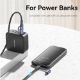 Εικόνα της Καλώδιο Vention USB-A / USB-C to USB-C / Micro USB 100W 1m Black/Blue CTLLF
