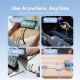 Εικόνα της Καλώδιο Vention 3-in-1 USB to 2x USB-C / Lightning 3.5A 17.5W Retractable 1.1m Pink TRJPBE