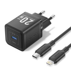 Εικόνα της Φορτιστής Vention GaN USB-C 20W Black TZ-FEPB0-EU-02
