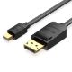 Εικόνα της Καλώδιο Vention DisplayPort to HDMI 4K 30Hz 3m Black HAGBI