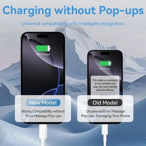 Εικόνα της Καλώδιο Vention USB-A Male to USB-C Male 60W 1m White CTQWF