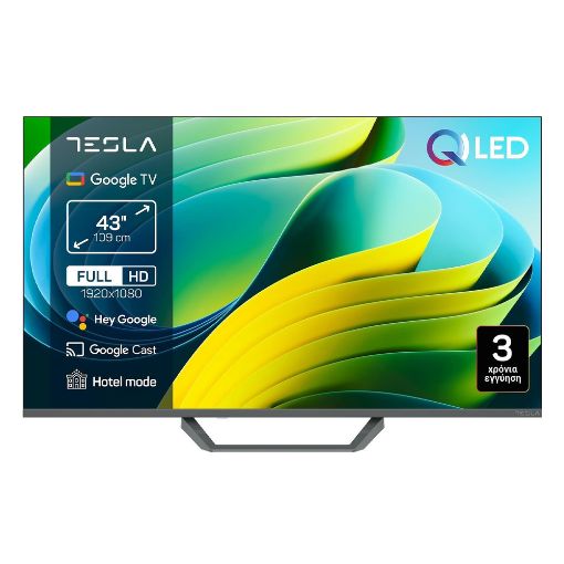 Εικόνα της Τηλεόραση Tesla Q43E665GFS 43" QLED FHD Google TV HDR