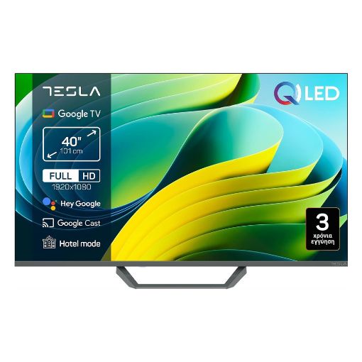 Εικόνα της Τηλεόραση Tesla Q40E665GFS 40" QLED FHD Google TV HDR