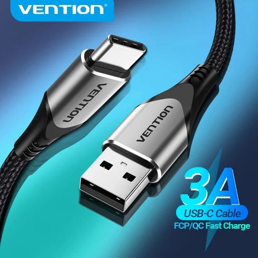 Εικόνα της Καλώδιο Vention USB-A Male to USB-C Male 3m Black COKBI