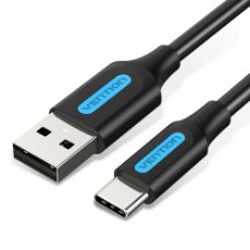 Εικόνα της Καλώδιο Vention USB-A Male to USB-C Male 3m Black COKBI