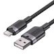 Εικόνα της Καλώδιο Vention USB-A Male to USB-C Male 60W 1m Black CTNBF