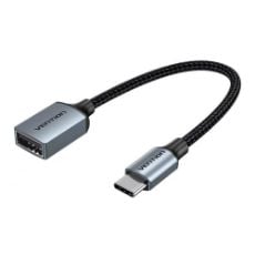 Εικόνα της Καλώδιο Vention USB-A Male to USB-C Female 0.15m Gray CCWHB