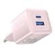 Εικόνα της Φορτιστής Vention GaN USB-C & USB-A 30W Pink FEQP0-EU