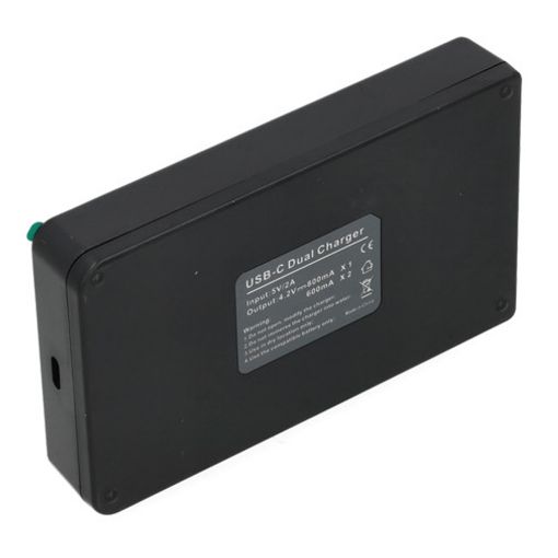 Εικόνα της Φορτιστής Μπαταριών WS Xtreme Power με USB-C για Canon NB-11L 2 Θέσεων 8420B001 4.2V 0.7A