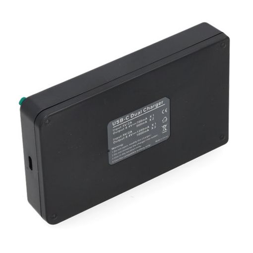 Εικόνα της Φορτιστής Μπαταριών WS Xtreme Power με USB-C για Canon LP-E10 / LC-E10 2 Θέσεων 5108B002 8.4V 0.7A