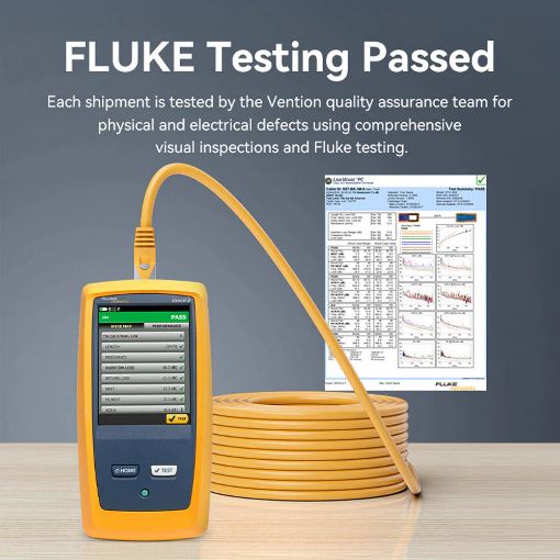 Εικόνα της Καλώδιο Δικτύου Vention S/FTP Round Cat.6A 0.3m Yellow VPC6SSTP-Y030