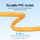 Εικόνα της Καλώδιο Δικτύου Vention S/FTP Round Cat.6A 0.5m Yellow VPC6SSTP-Y050