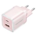 Εικόνα της Φορτιστής Vention GaN 2x USB-C 45W Pink TZ-FCFP0-EU