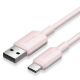 Εικόνα της Καλώδιο Vention USB-A Male to USB-C Male 3A 2m Pink CWAPH