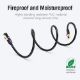 Εικόνα της Καλώδιο Δικτύου Vention S/FTP Round Cat.7 0.5m Black ICDBD