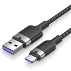 Εικόνα της Καλώδιο Vention USB-A Male to USB-C Male 1.5m Gray CWBHG