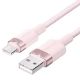 Εικόνα της Καλώδιο Vention USB-A Male to USB-C Male 1.5m Pink CWBPG