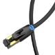 Εικόνα της Καλώδιο Δικτύου Vention S/FTP Round Cat.8 0.5m Black IKABD