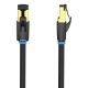 Εικόνα της Καλώδιο Δικτύου Vention S/FTP Round Cat.8 0.5m Black IKABD