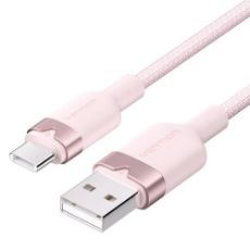 Εικόνα της Καλώδιο Vention USB-A Male to USB-C Male 6A 2m Pink CWBPH