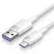 Εικόνα της Καλώδιο Vention USB-A Male to USB-C Male 6A 2m White CWBWH