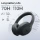 Εικόνα της Headphones Tribit QuietPlus 81 Bluetooth ANC Black C81-2652N-01