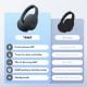Εικόνα της Headphones Tribit QuietPlus 81 Bluetooth ANC Black C81-2652N-01