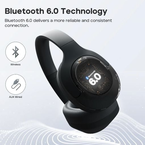 Εικόνα της Headphones Tribit QuietPlus 81 Bluetooth ANC Black C81-2652N-01