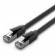 Εικόνα της Καλώδιο Δικτύου Vention S/FTP Round Cat.8 Gaming 3m Black IKKBI