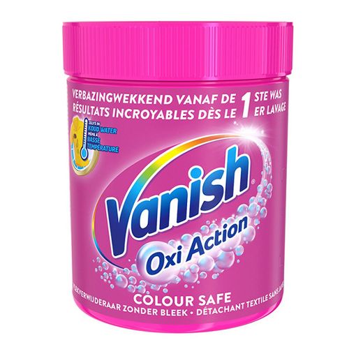 Εικόνα της Καθαριστικό Λεκέδων Ρούχων Vanish Oxi Action Colour Safe Powder 550g