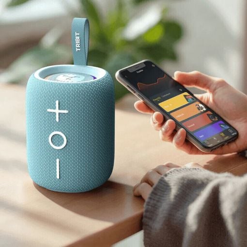 Εικόνα της Ηχείο Tribit StormBox Mini+ BTS33 Bluetooth IPX7 12W Blue  E33-2592N-05