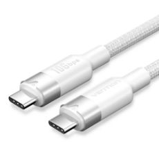 Εικόνα της Καλώδιο Vention USB-C Male to USB-C Male 100W 5A 1m White TRGWF