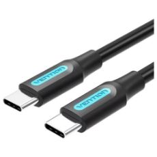 Εικόνα της Καλώδιο Vention USB-C Male to USB-C Male 60W 3m Black COSBI