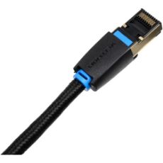 Εικόνα της Καλώδιο Δικτύου Vention S/FTP Round Cat.8 5.5mm 5m Black IKGBJ