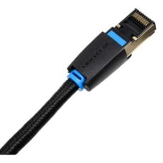 Εικόνα της Καλώδιο Δικτύου Vention S/FTP Round Cat.8 5.5mm 2m Black IKGBH