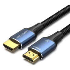 Εικόνα της Καλώδιο Vention HDMI v2.1 Aluminum Alloy Type Braided 5m Black/Blue ALGLJ